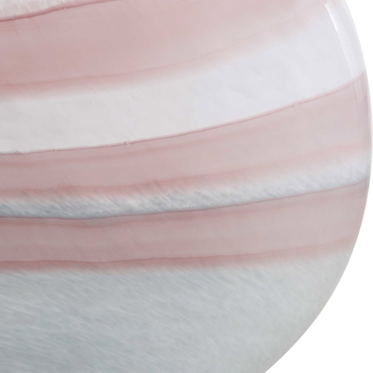 Blush Swirl Glass Vases Set/2, by Uttermost, 11.75" width x 10.5" height x 4.25" depth View 5