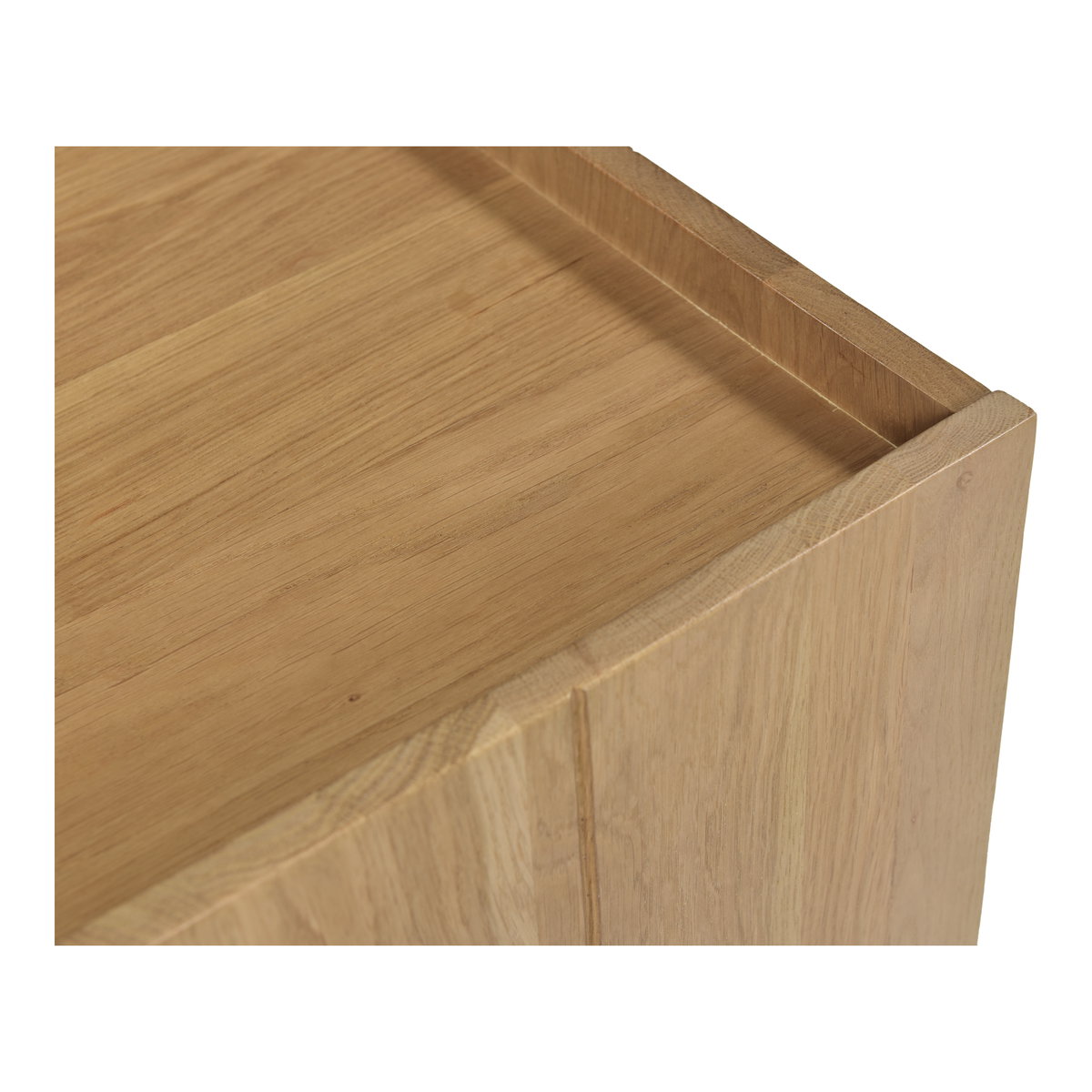 Plank Nightstand Natural, by Moe's Home, 18" width x 18" height x 19" depth View 6