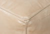 Sunday Afternoon Leather Cube  Taupe, by Sarreid, 1'3" length x 1'3" width x 1'4" height thumbnail 13