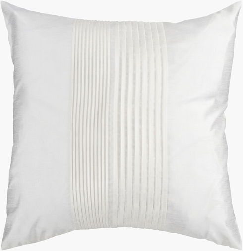 Solid Pleated Accent Pillow