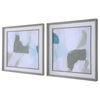 Mist Shapes Framed Prints Set/2, Painting by Uttermost, 25.37" width x 25.37" height x 2" depth thumbnail 5