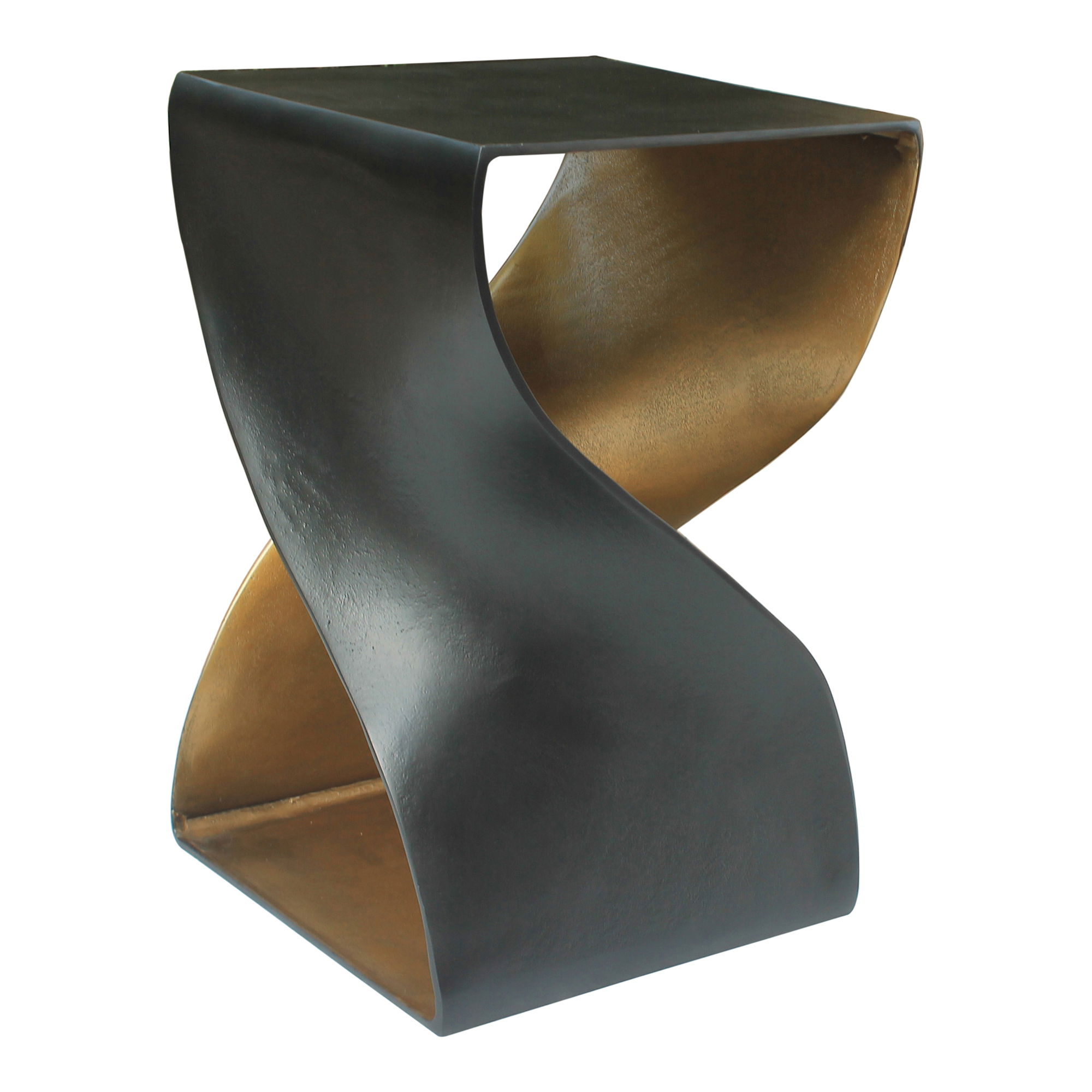 Twist Accent Table Black large image 