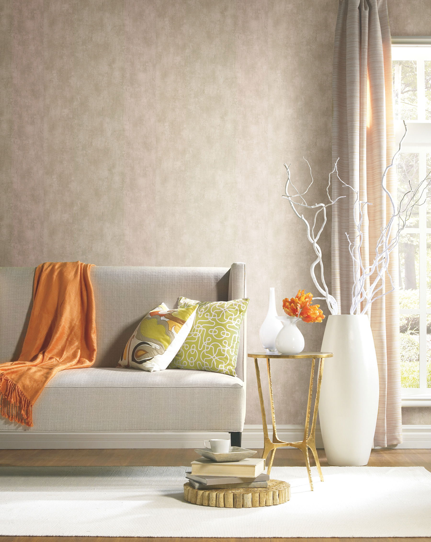 Edifice Beige Wallpaper large image 
