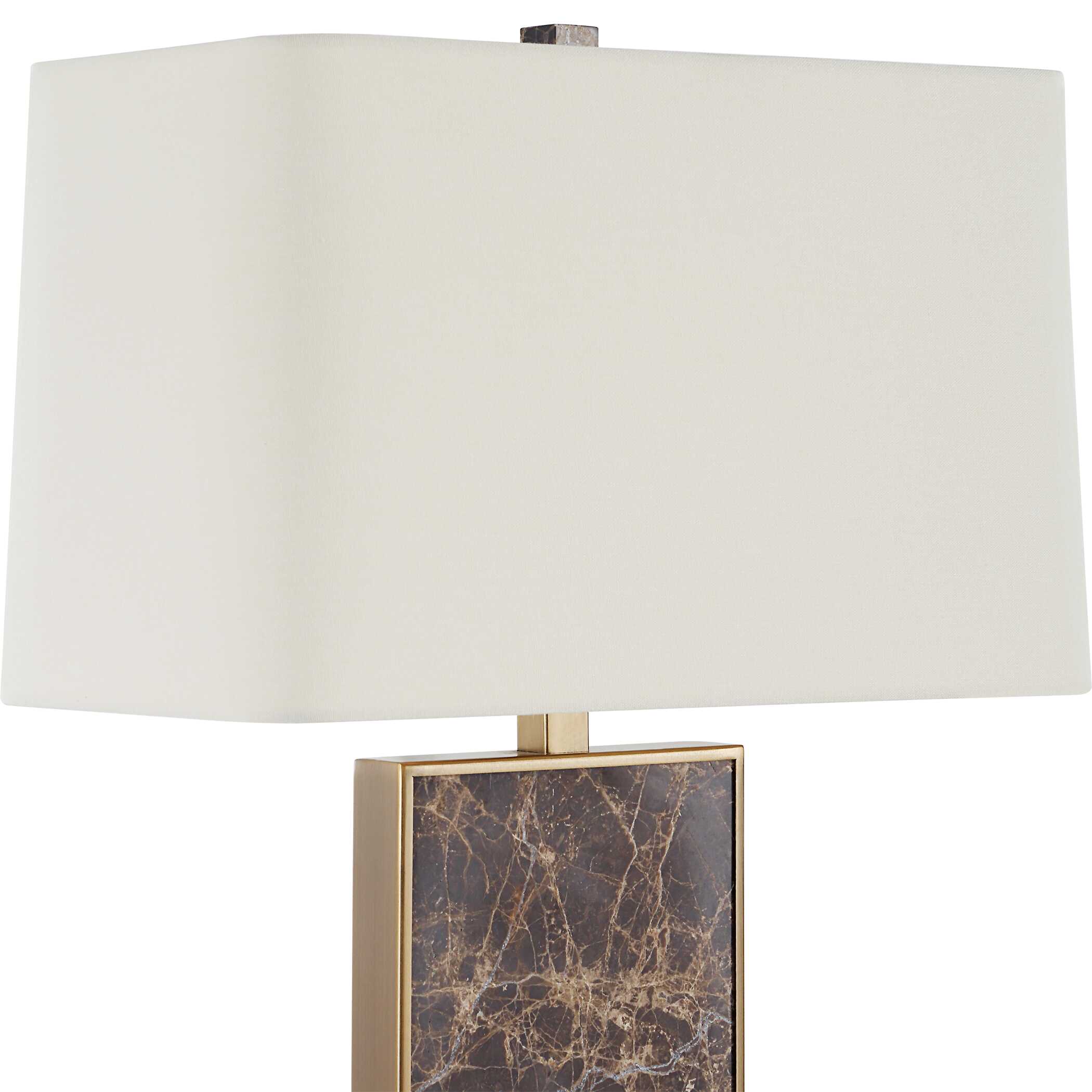 Lafferty Marble Table Lamp, by Uttermost, 18" width x 28.25" height x 18" depth View 7