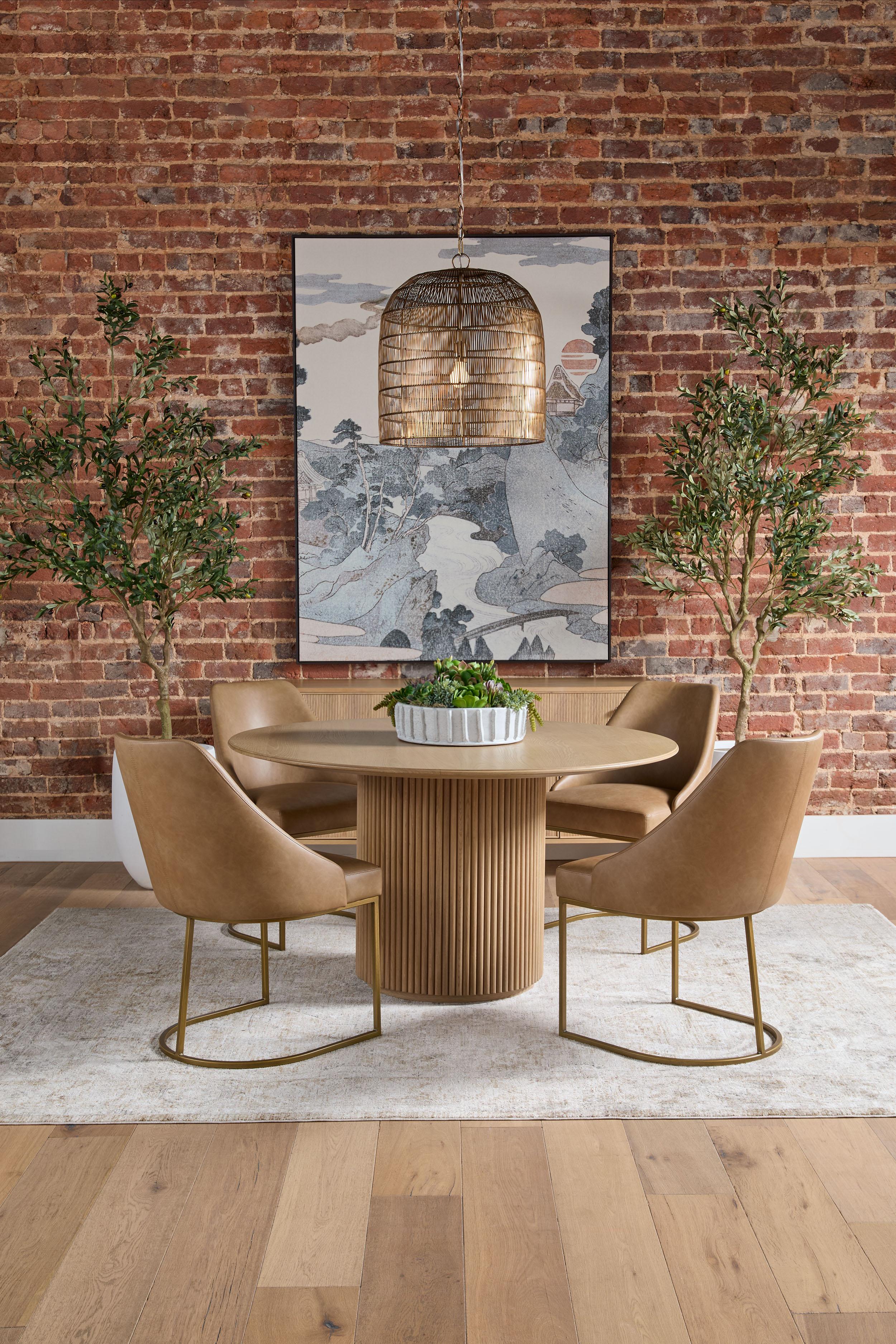 Belfast 54' Round Dining Table large image 