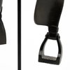 Colt III 8L x 9W Black Equestrian-Inspired English Horse Saddle, Decorative Object by Mercana, 7.87" length x 9.06" width x 16.93" height thumbnail 6