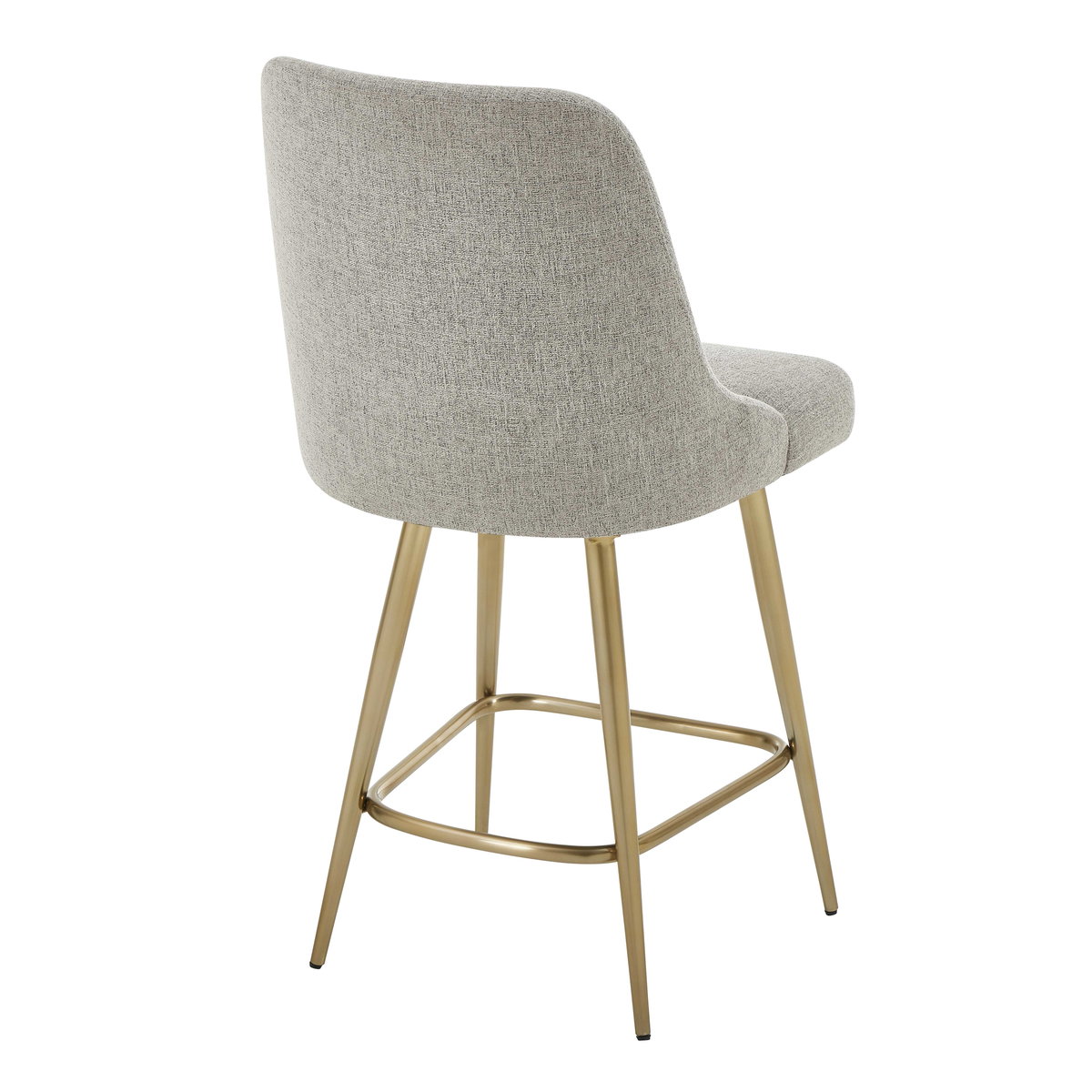 Bramwell Upholstered Counter Stool, Counter & Bar Stool by Uttermost, 20" width x 39.25" height x 23.5" depth View 6