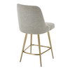 Bramwell Upholstered Counter Stool, Counter & Bar Stool by Uttermost, 20" width x 39.25" height x 23.5" depth thumbnail 6