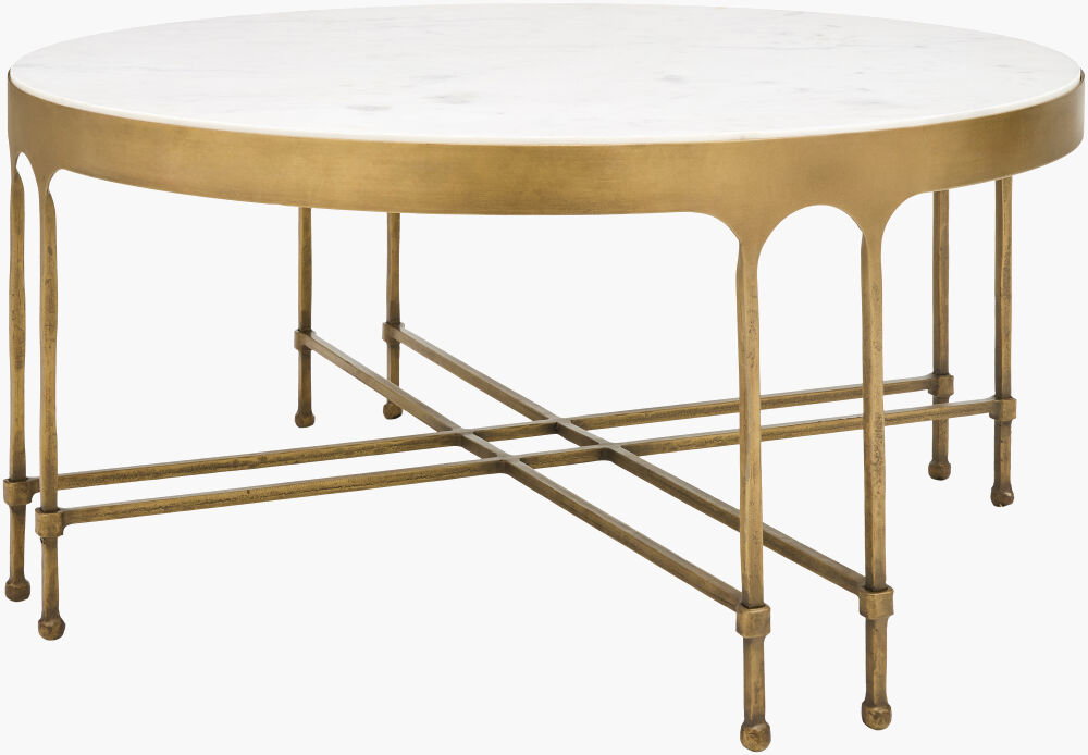 Engel Coffee Table, by Surya, 36" width x 17" height