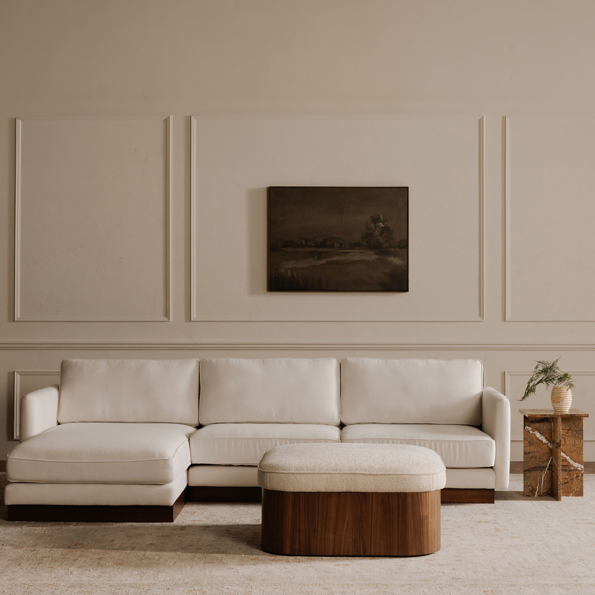 Sonny Ottoman Walnut large image 