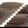 Saylor Occasional Chair Brown, Accent Chair by Dovetail, 34" width x 31.5" height x 36.5" depth thumbnail 6