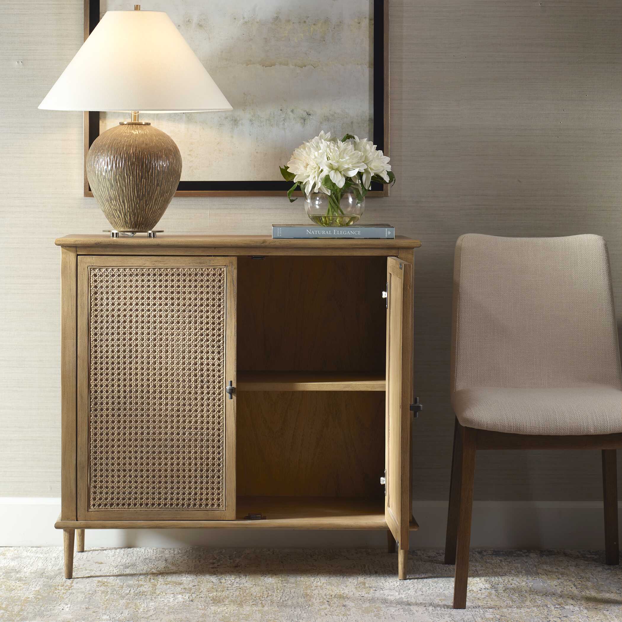 Coast 2 Door Rattan Cabinet, Furniture by Uttermost, 36" width x 34" height x 16" depth View 5