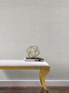 Cottage Basket Silver Metallic Wallpaper, by York Wall, 24' length x 3' width x 0.02" depth thumbnail 3