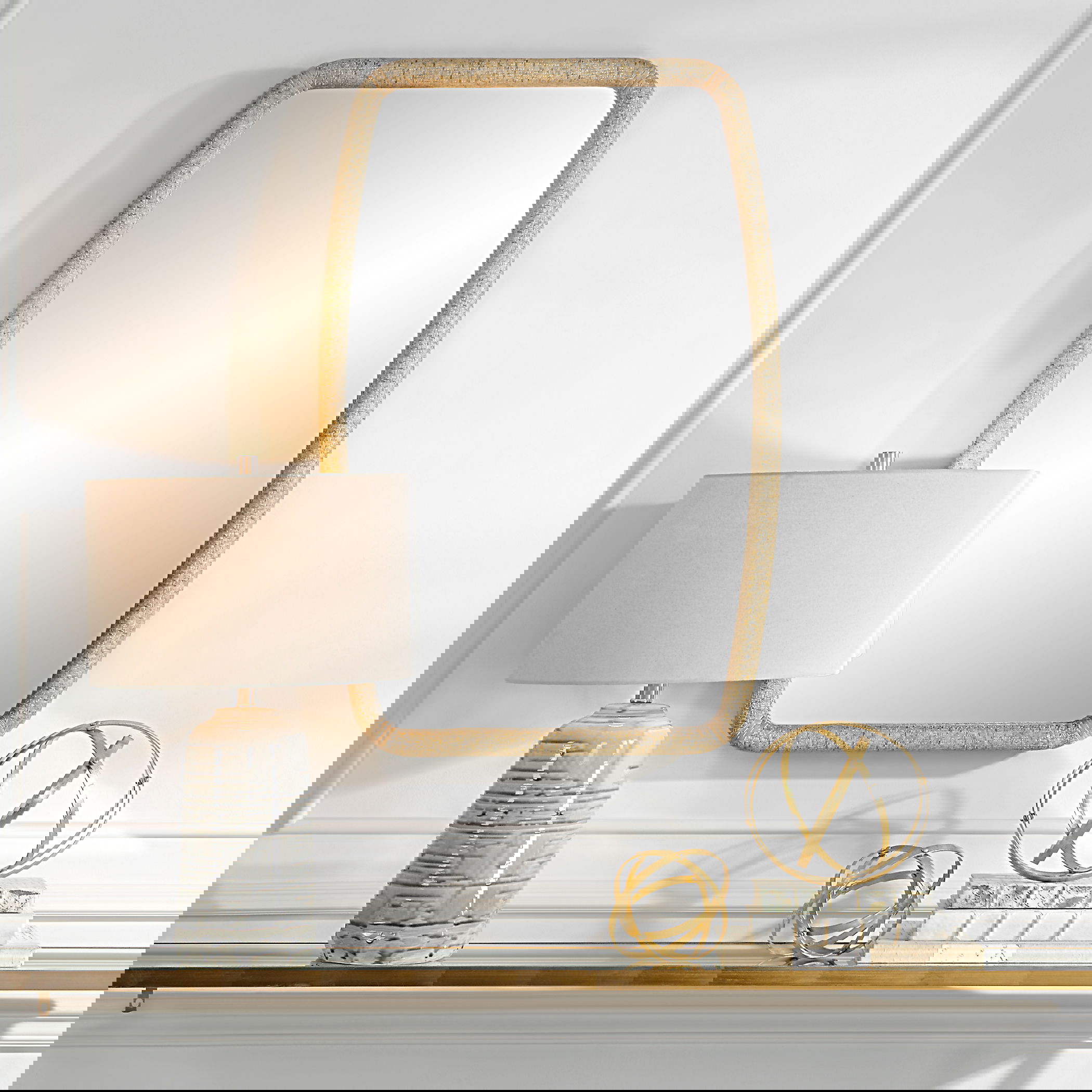 Tiki Rattan Mirror, by Uttermost, 23.75" width x 36.25" height x 1.75" depth View 8