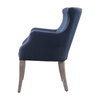 Yareena Blue Wing Chair, Accent Chair by Uttermost, 24.5" width x 37" height x 28" depth thumbnail 5