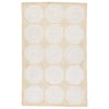 Fiorita Natural Geometric Light Beige/ White Area Rug thumbnail 3