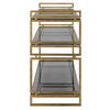 Stacked Up Gray Glass Console Table, by Uttermost, 40.25" width x 32.5" height x 16" depth thumbnail 6