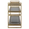 Stacked Up Gray Glass Console Table, by Uttermost, 40.25" width x 32.5" height x 16" depth thumbnail 6