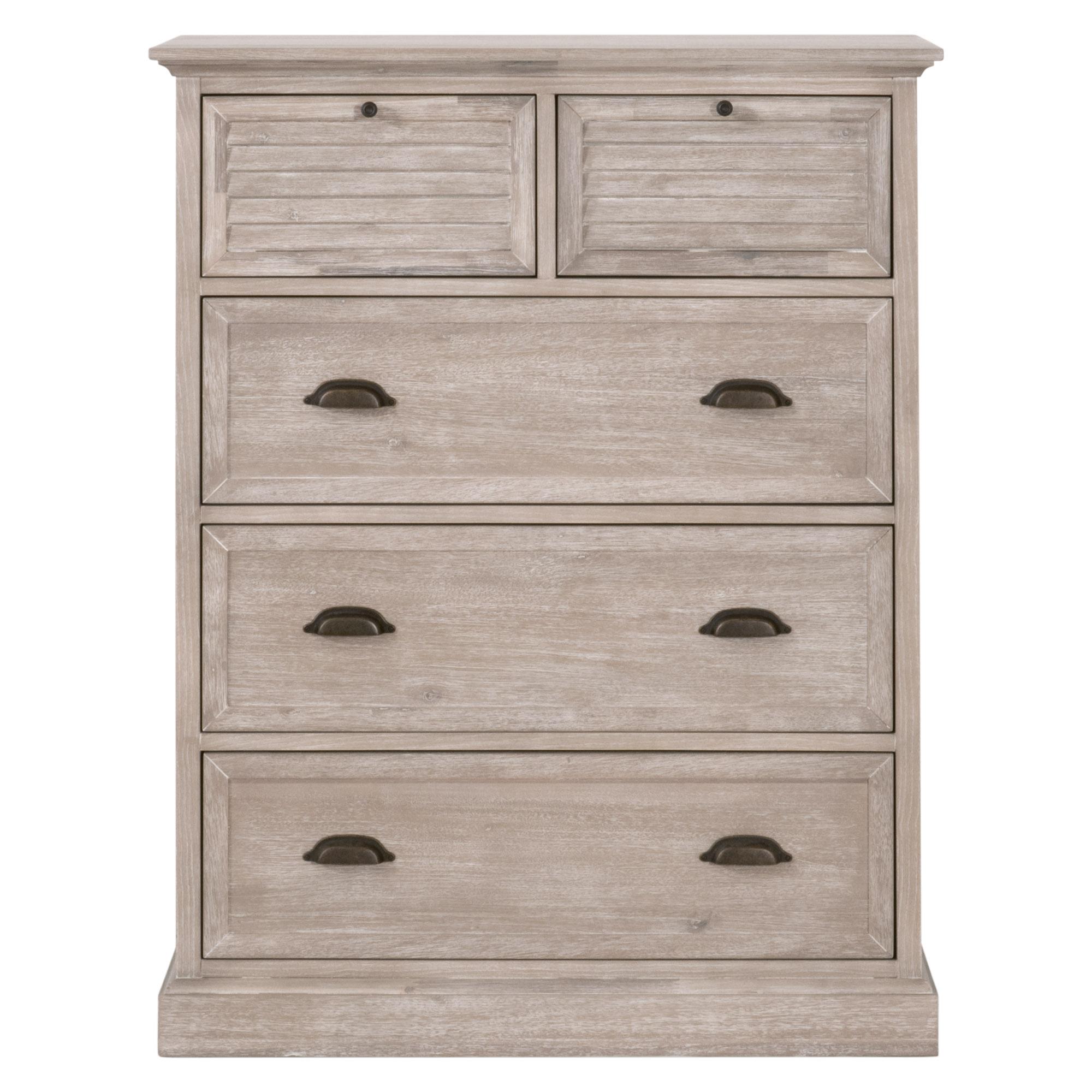 Eden 5-Drawer High Chest, Dresser by Essentials for Living, 37.75" width x 48.5" height x 20" depth View 1