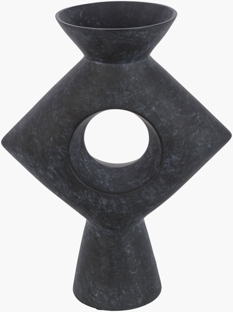 Yagya Vase, by Surya, 12" width x 17" height