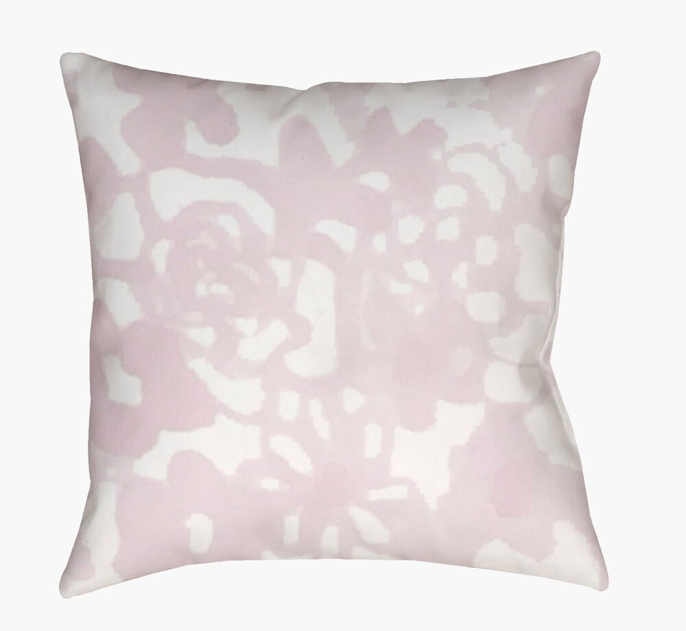 Flowers II Accent Pillow, Decorative Pillow by Surya, 18" length x 18" width