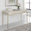 Jewel Modern White Desk, Furniture by Uttermost, 48" width x 30" height x 22" depth thumbnail 2