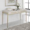 Jewel Modern White Desk, by Uttermost, 48" width x 30" height x 22" depth thumbnail 2