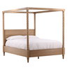 Marcellina Bed King Natural, by Dovetail, 81.7" width x 90" height x 87.3" depth thumbnail 1