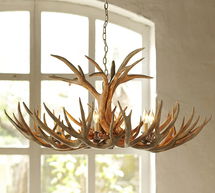 Online Designer Other Faux Antler 45" Chandelier