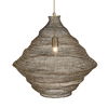 Sigh Woven Brass 1 Light Pendant, Ceiling Light by Uttermost, 20" width x 20.6" height x 20" diameter x 20" depth thumbnail 8