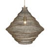Sigh Woven Brass 1 Light Pendant, Mini Light Pendant by Uttermost, 20" width x 20.6" height x 20" diameter x 20" depth thumbnail 8