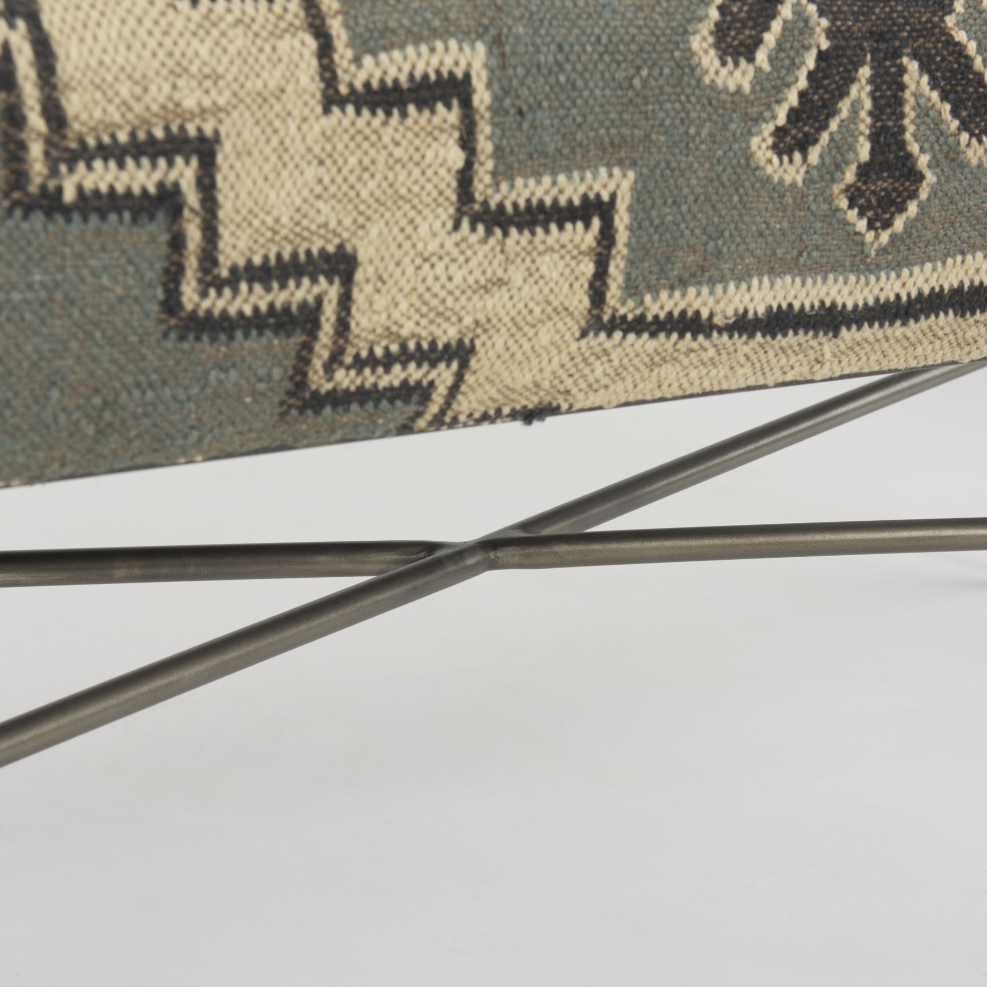 Avery I 55L x 17W Multi Colored Upholstered Patterned Seat Accent Bench, Benche by Mercana, 55" length x 17" width x 18" height View 10