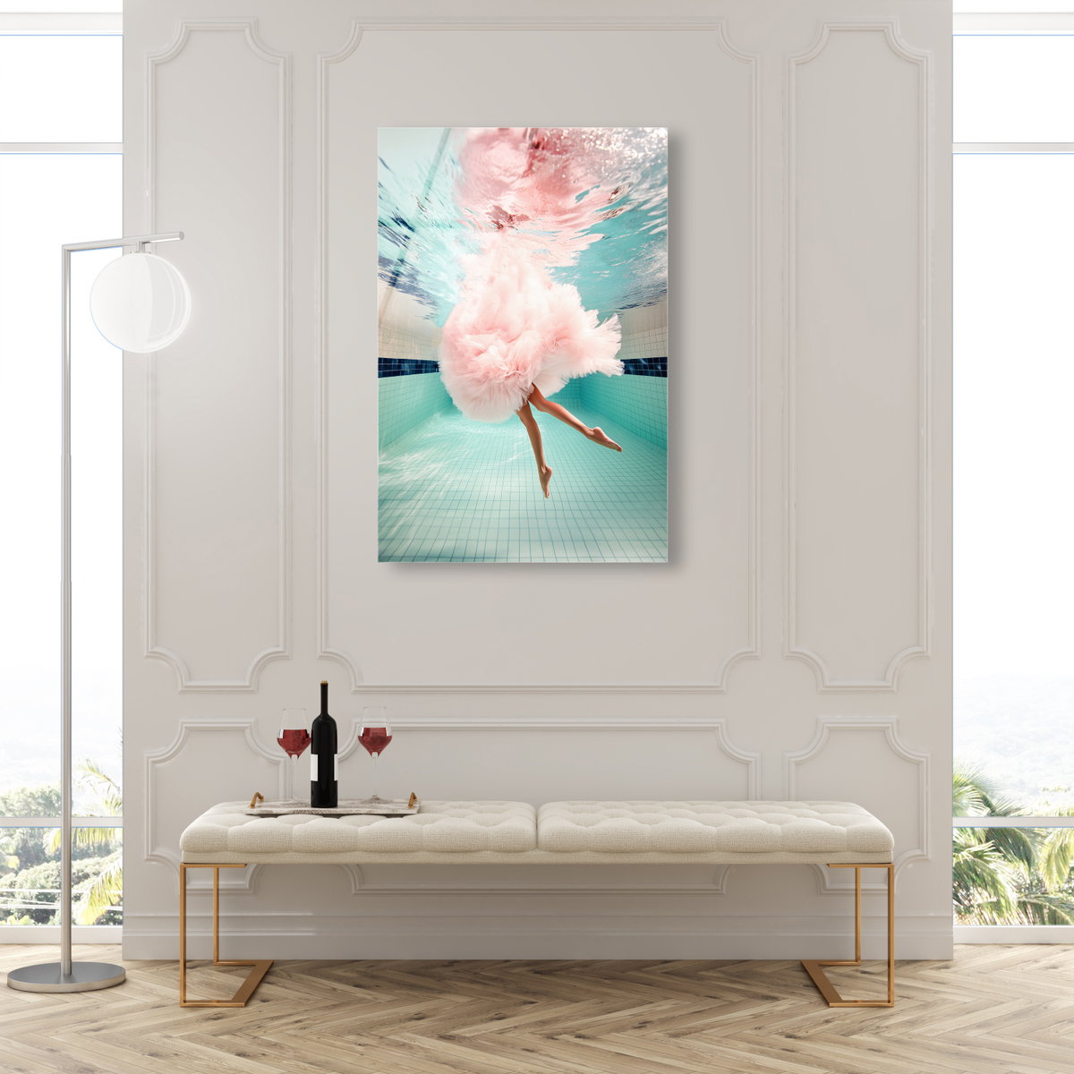 Aquatic Ballerina I (No Embellishment), Art by Oliver Gal,  30x45 View 3