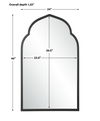 Kenitra Black Arch Mirror thumbnail 2