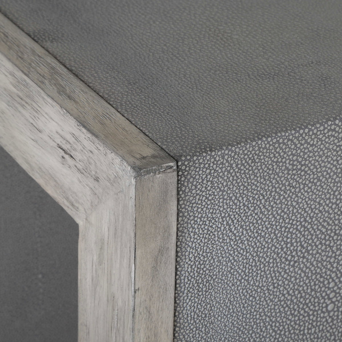 Aerina Modern Gray End Table, Side & End Table by Uttermost, 20" width x 24" height x 20" depth View 7