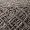 Allium Dark Brown Handwoven Wool Cylindrical Pouf thumbnail 3
