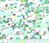 Temple Garden Bardados Green Peel & Stick Wallpaper thumbnail 0