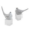 Better Together Bird Sculptures Set/2, Decorative by Uttermost, 3.87" width x 10.5" height x 7" depth thumbnail 1