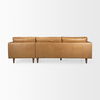 Elton 111.4L x 68.1W x 34.3H Tan Leather Right Chaise Sectional thumbnail 4