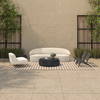 Cosmo Outdoor Coffee Table Black, Outdoor Table by Moe's Home, 4' width x 1'3" height x 4' depth thumbnail 9