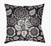 Moody Floral Accent Pillow, Decorative Pillow by Surya, 18" length x 18" width thumbnail