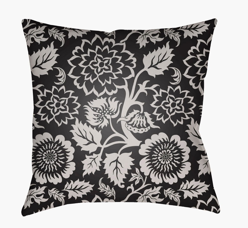 Moody Floral Accent Pillow, Decorative Pillow by Surya, 18" length x 18" width