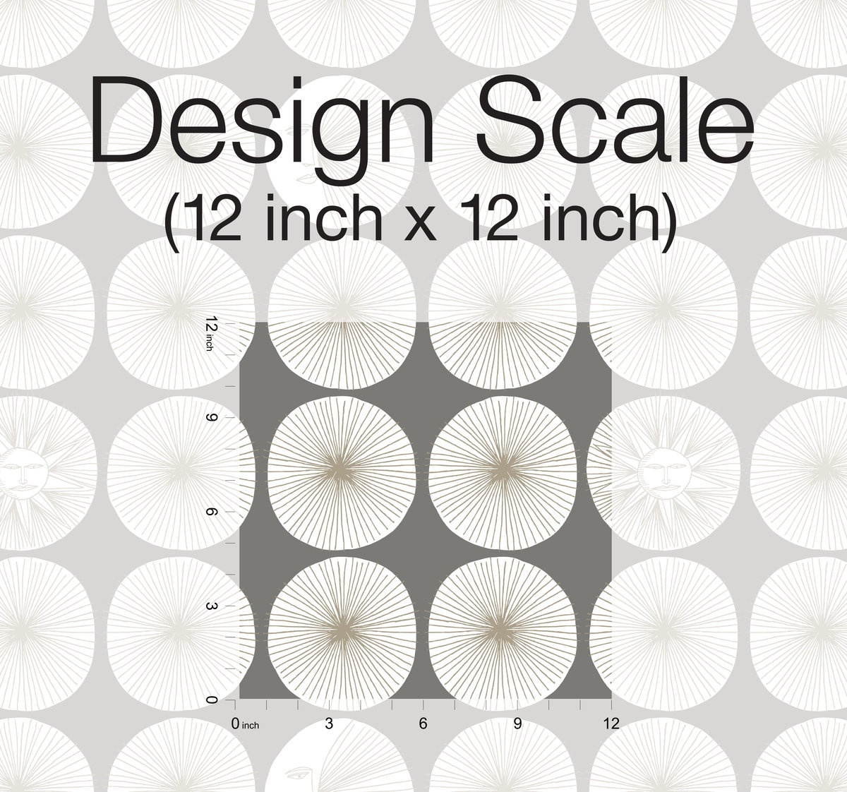 Soho Starburst Grey Peel & Stick Wallpaper, by York Wall, 20' length x 1'8.5" width x 0.02" depth View 4