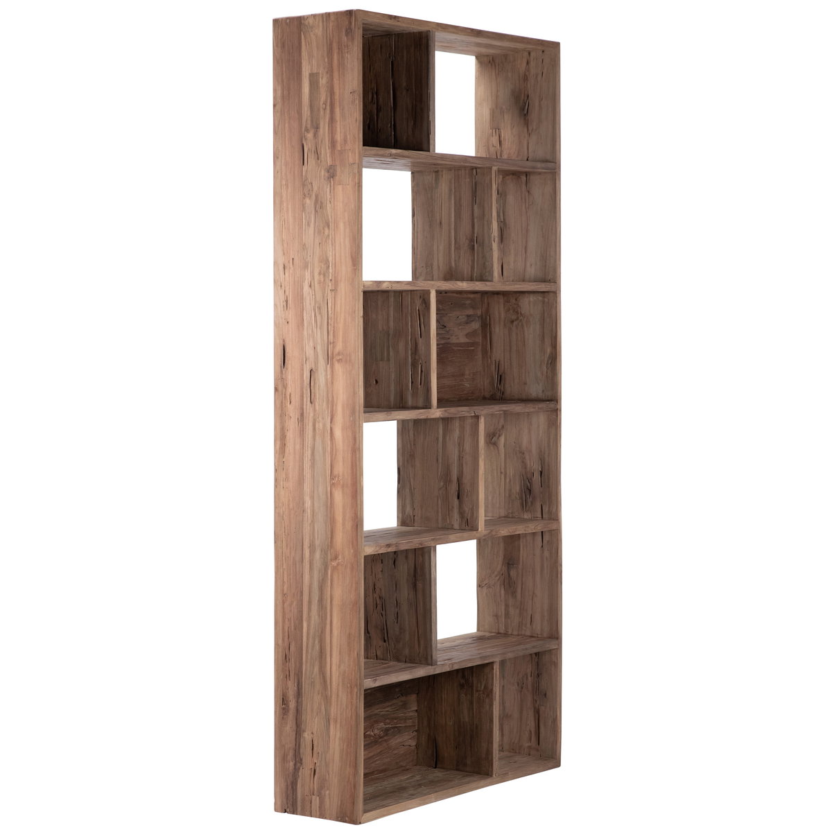 Mariz Tall Bookcase, Shelving & Bookcase by Dovetail, 39" width x 88" height x 12" depth View 4