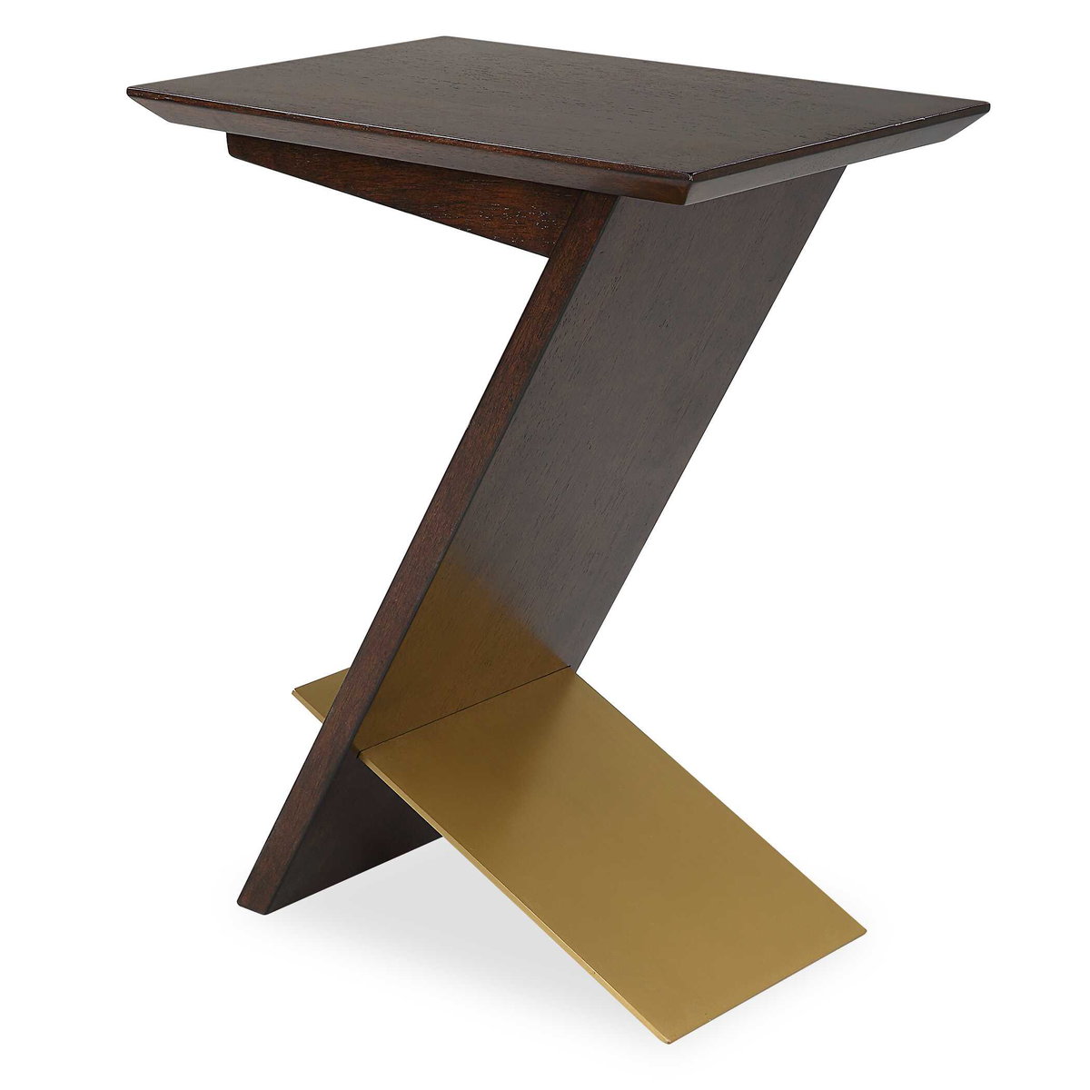 Breakthrough Modern Accent Table, Side & End Table by Uttermost, 17.25" width x 22" height x 11.75" depth View 1
