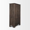 Wallen Solid Dark Brown Wood Curio Cabinet thumbnail 6