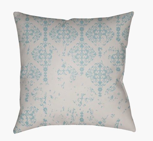 Moody Damask Accent Pillow