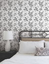 Anemone Toile Black Wallpaper thumbnail 2