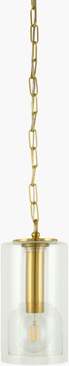 Hashira Pendant, by Surya, 6" length x 6" width x 13" height thumbnail
