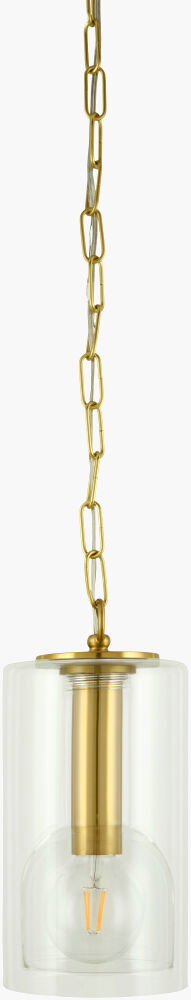 Hashira Pendant, by Surya, 6" length x 6" width x 13" height